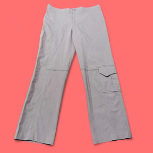 Vintage 90’s Equestrian Taupe Brown Riding Pull-On Stetch Pants Medium